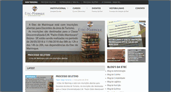 Desktop Screenshot of etecdemairinque.com.br